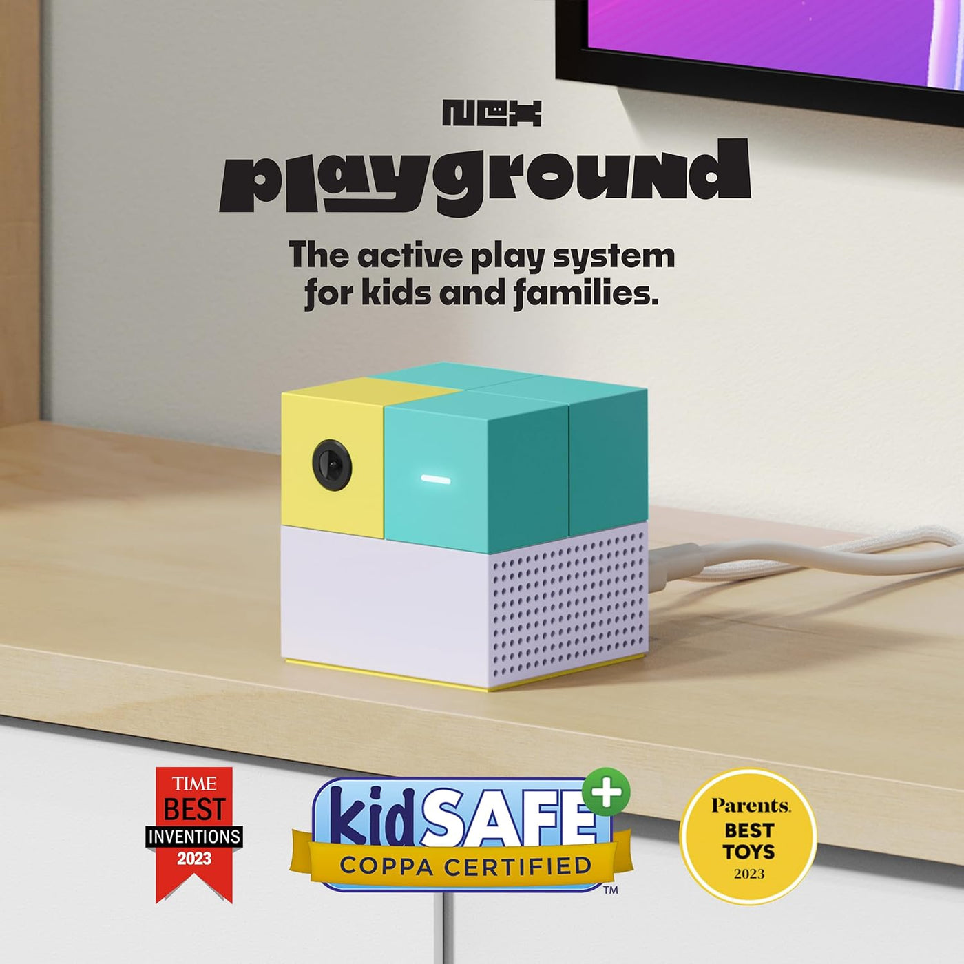 Nex Playground—The Active Play System for Kids & Families. Indoor Physical Play Meets Interactive Family Fun. Great for Family Game Night, Parties, Playtime, and Playdates.