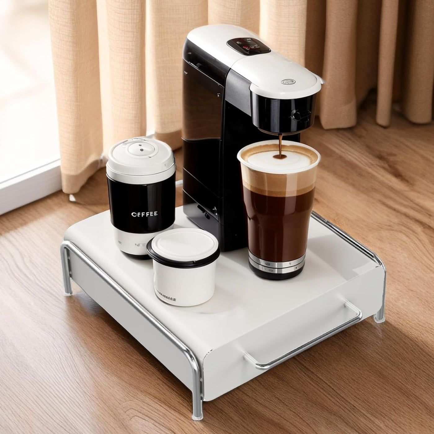 Nespresso Cup Holder - Drawer - White