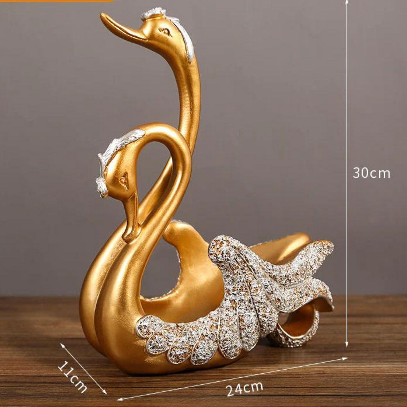 Swan Sculpture Bottle Rack Holder