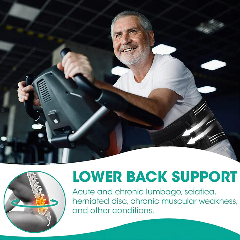 Adjustable Lumbar Support Brace for Pain Relief