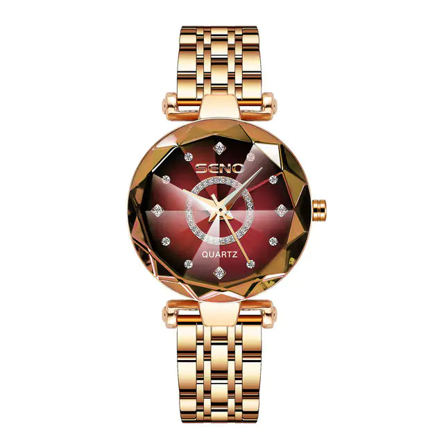 Diamond Style Elegant Women’s Quartz Watch