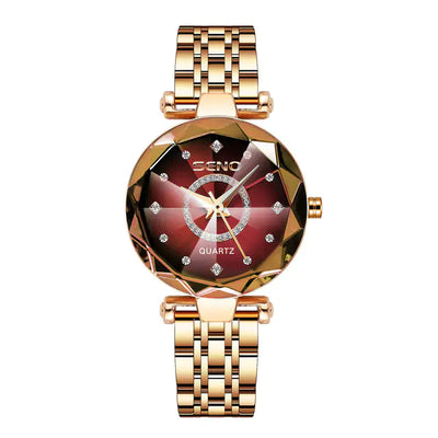 Diamond Style Elegant Women’s Quartz Watch