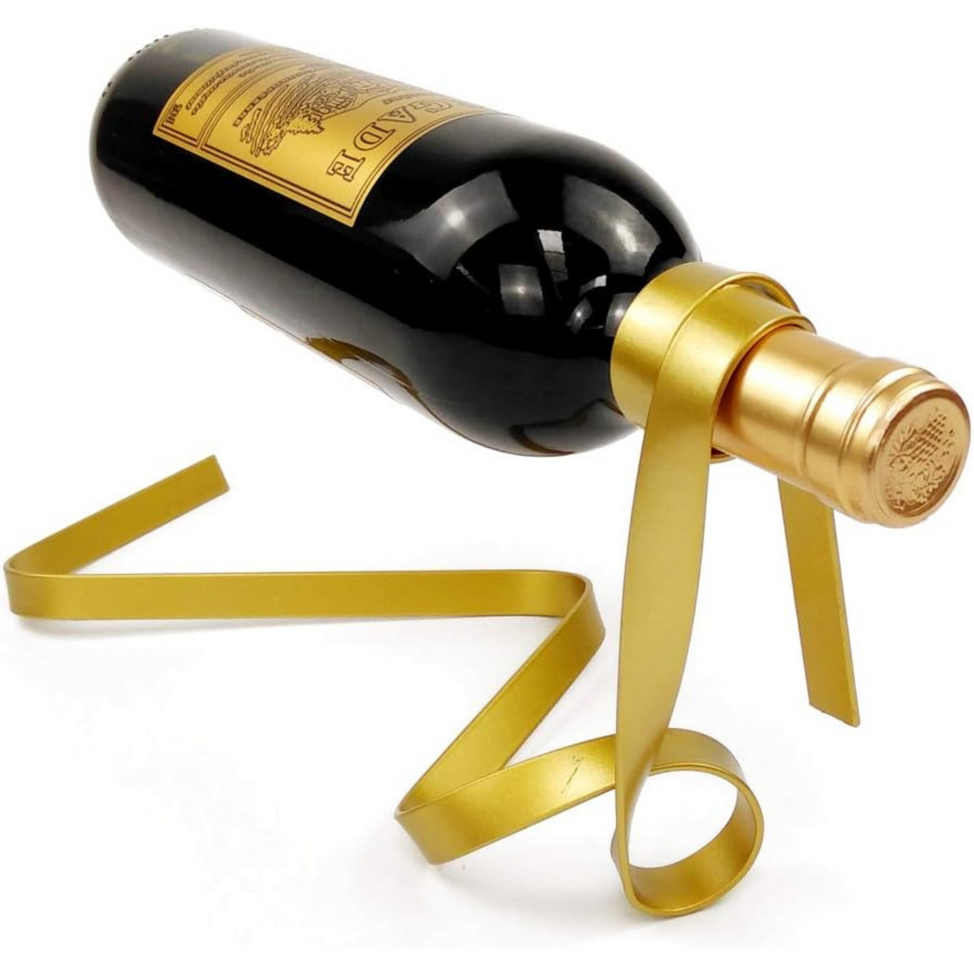 Ribbon Suspension Bottle Rack Balance - Wine Holder