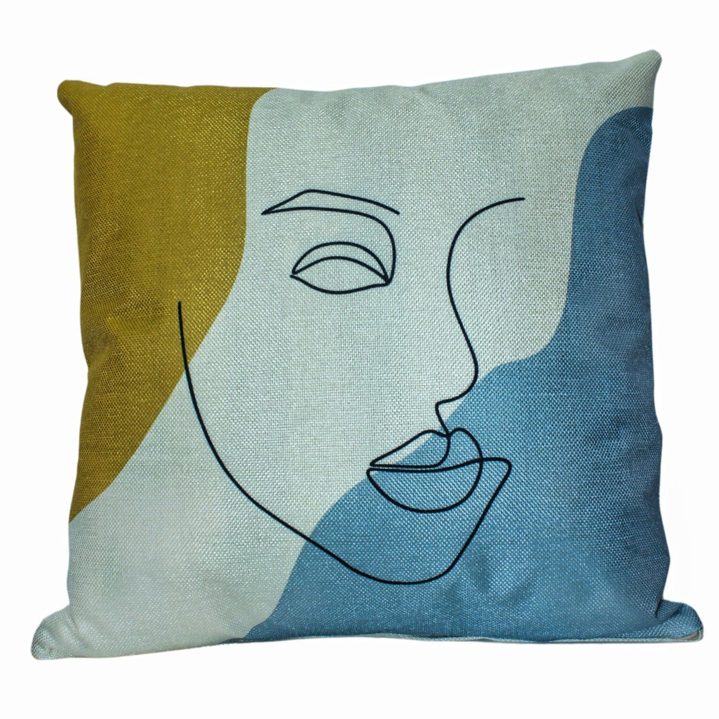 Linen Abstract Lines Pattern Throw Pillows Covers