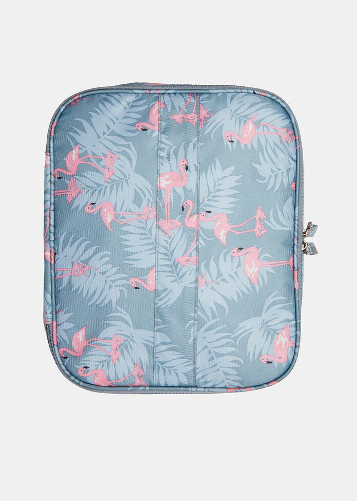 Travel Makeup Organizer - Flamingo Bag