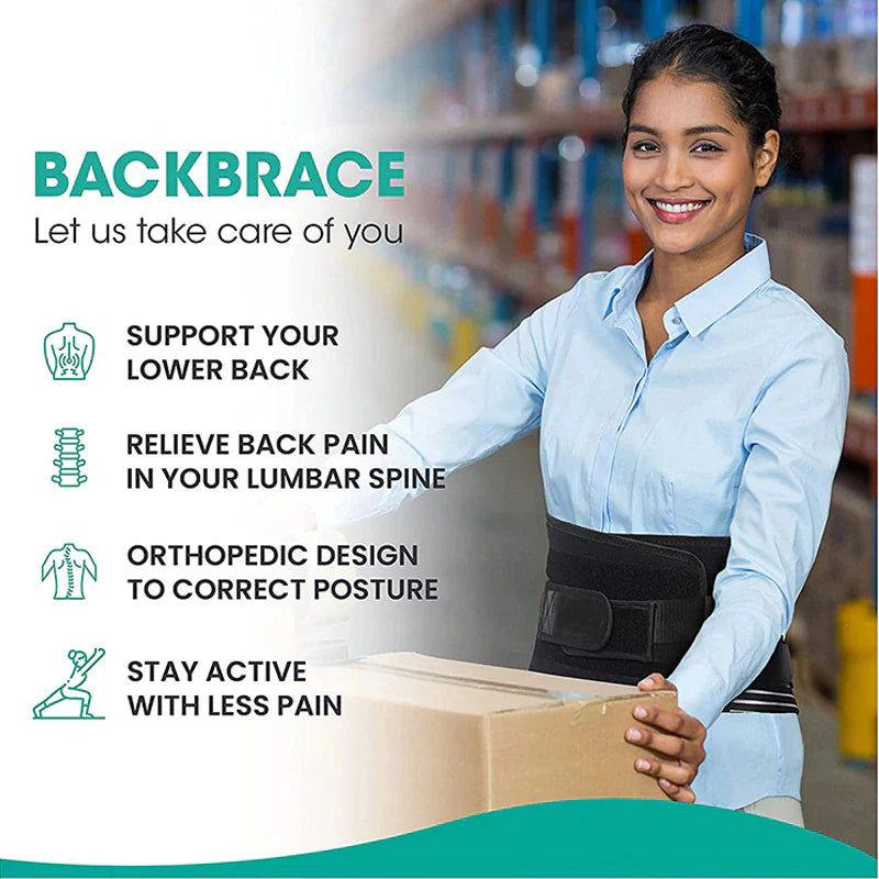 Adjustable Lumbar Support Brace for Pain Relief