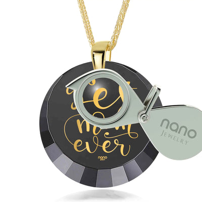 Best Mom Gold-Plated Silver Necklace 24k Gold Inscribed