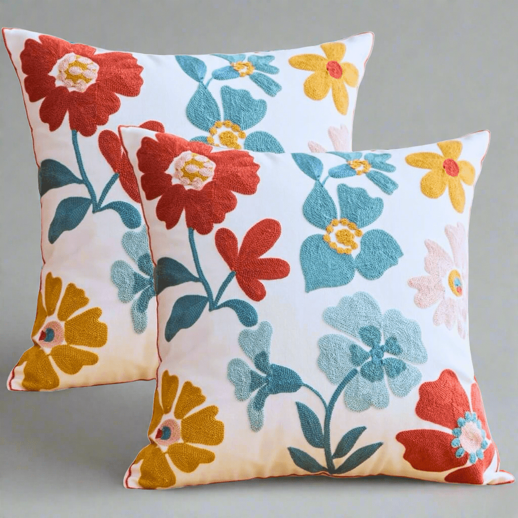 Flowers Decorative - Throw Pillow Covers