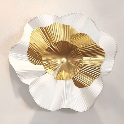 Modern Metal Flower Pendant Wall Decoration Craft