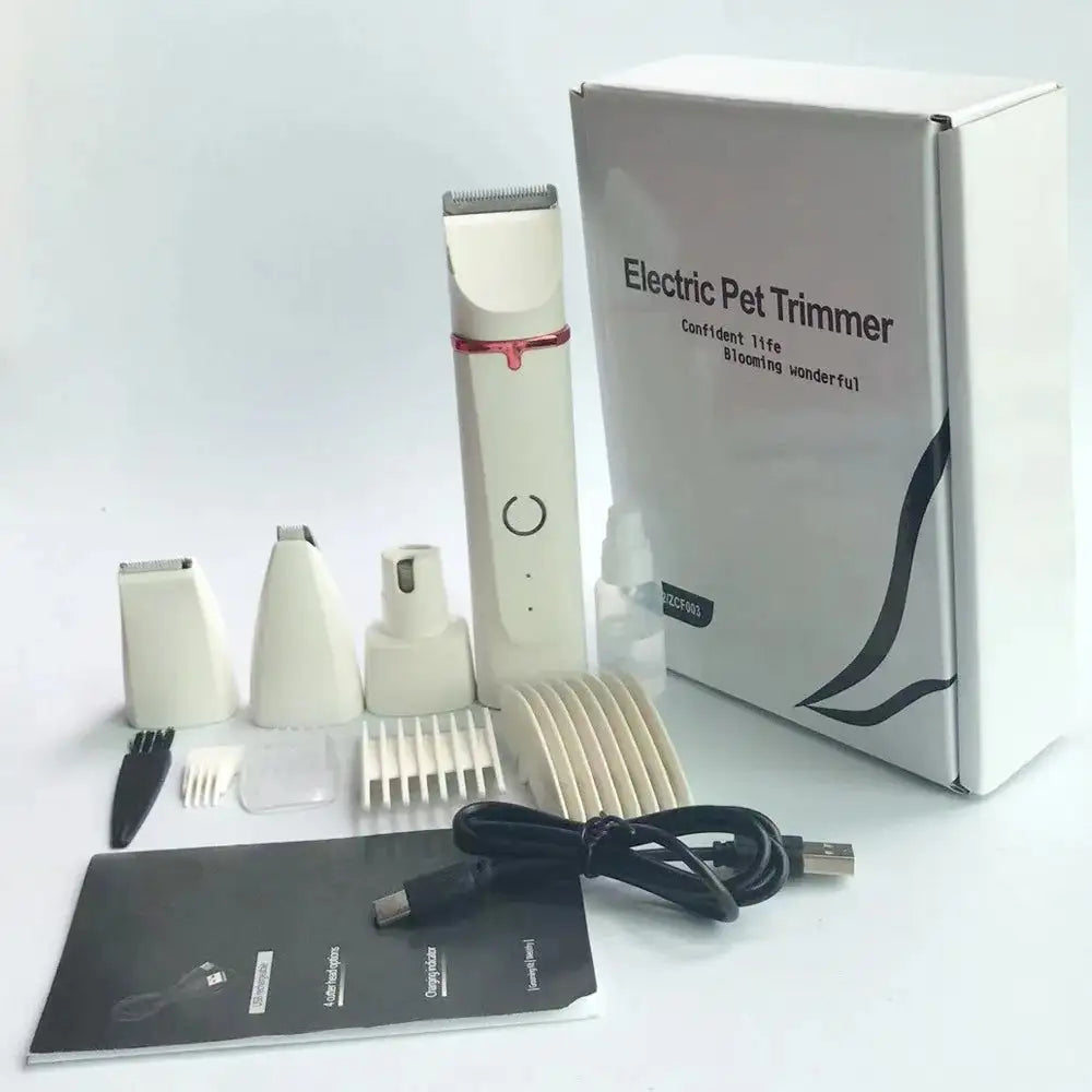 4-in-1 Electric Pet Hair Grooming Tool