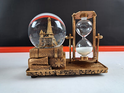 LED Snow Globe Music with Sand Clock