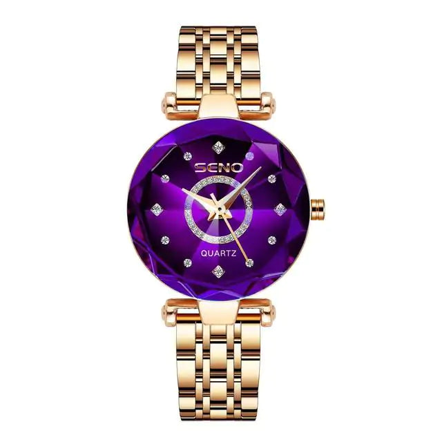 Diamond Style Elegant Women’s Quartz Watch